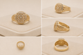 Anillo para Hombre en Oro 10K con Diseño Elegante