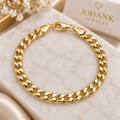 Pulsera Cubana de Oro 10K