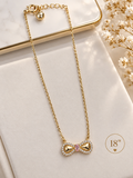 Collar de Oro 10K con Dije de Moño