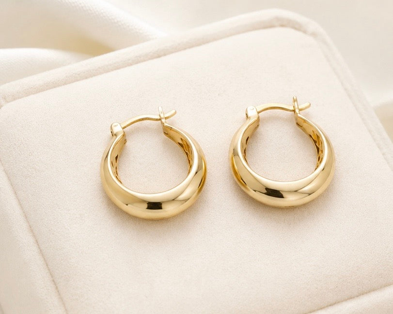 Set de Argollas de mujer Oro 10K